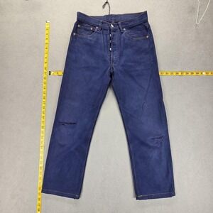 Vintage Levis 501 Jeans Mens Blue‎ Straight Button Fly Made in USA Fits 26x26